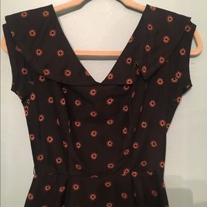 Vintage Dresses - Vintage 1960's Black Cotton Eyelet Wiggle Dress Vintage Dresses - Vintage 1960's Black Cotton Eyelet Wiggle Dress