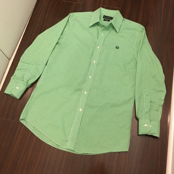 Ralph Lauren Green Gingham Shirt