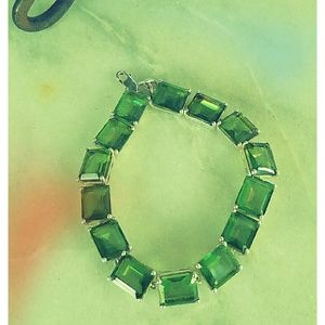 Green quartz bracelet