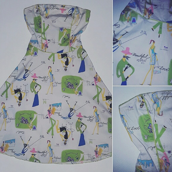 EUC Rave dress, sz S with cutest design!