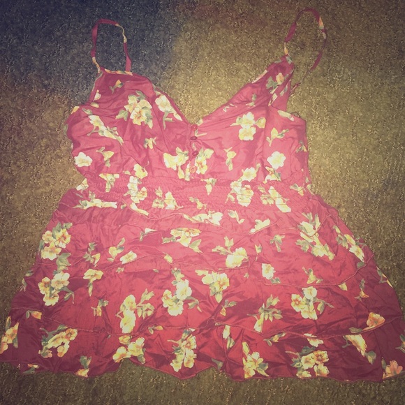 Dots adorable ruffle tank