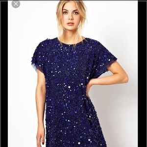 Navy sequin Dress
