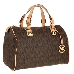 Michael Kors Large Logo Satchel