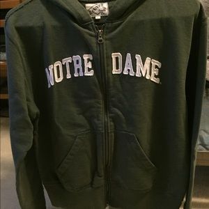 Notre Dame Hoodie (Hunter/forest green)