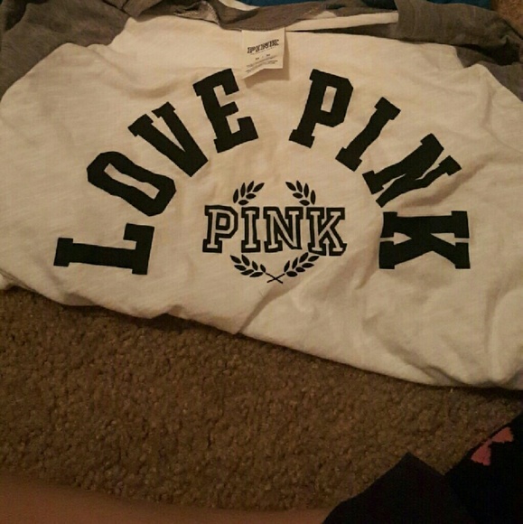 Medium vs pink baseball tee