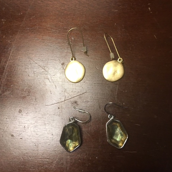 Two pair of earrings