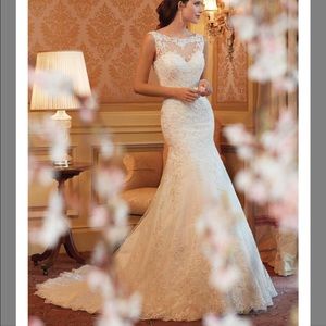 Sophia tolli mirri Y11419 wedding dress small 4