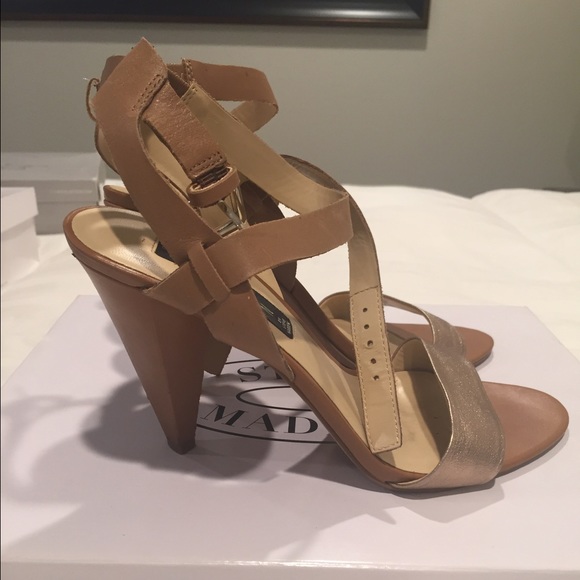 Steven by Steve Madden nude and rose gold heels - Picture 2 of 3