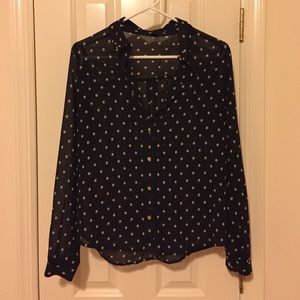 Sheer forever 21 blouse