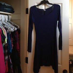 Long sleeved blue tunic/dress