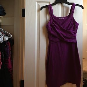 Bra top eggplant summer dress