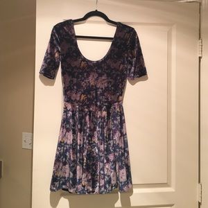 Velour Kimichi Blue low back skater dress!