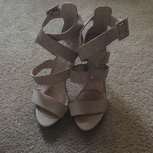 Strappy Nude ALDO Heels