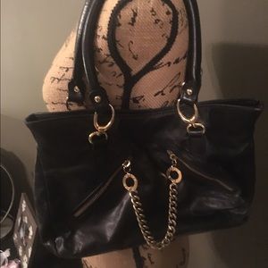 CC Skye Black Leather Purse
