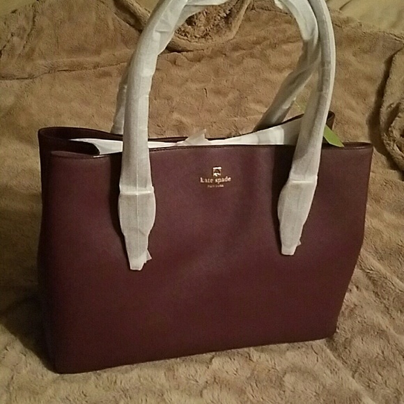 NWT Kate Spade leather tote style handbag