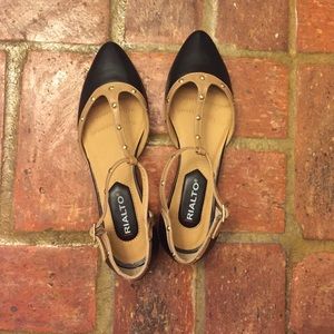 Rialto T-strap studded shoe