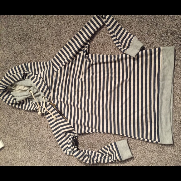 Large double hooded sweatshirt