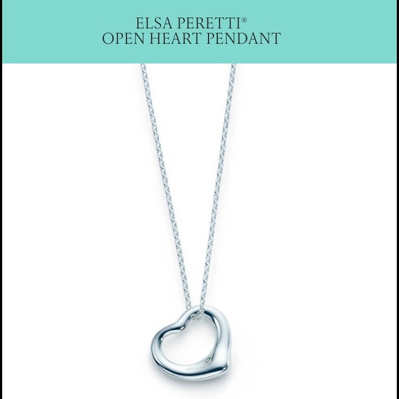 Tiffanys Elsa Peretti Open Heart Necklace