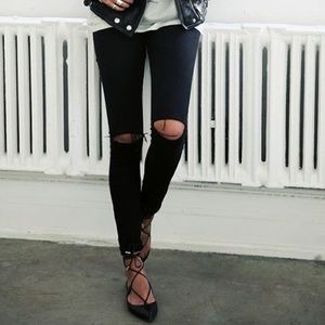 Black flats