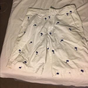 White izod shorts
