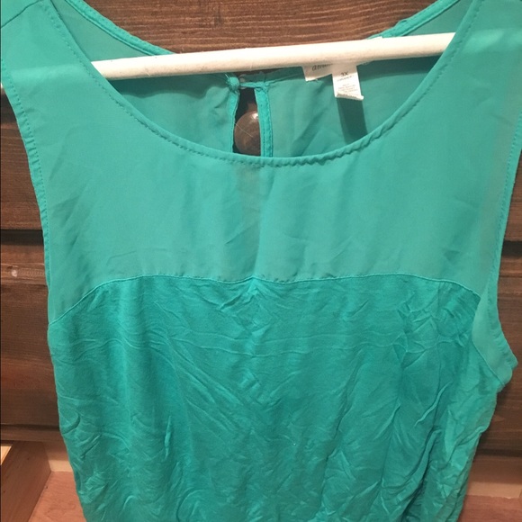 3xl turquoise top wore once - Picture 1 of 3