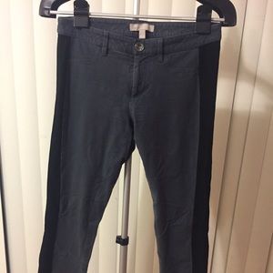 Gray tuxedo skinny jeans