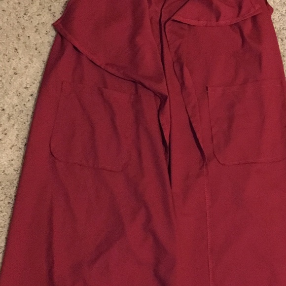 Fall duster vest