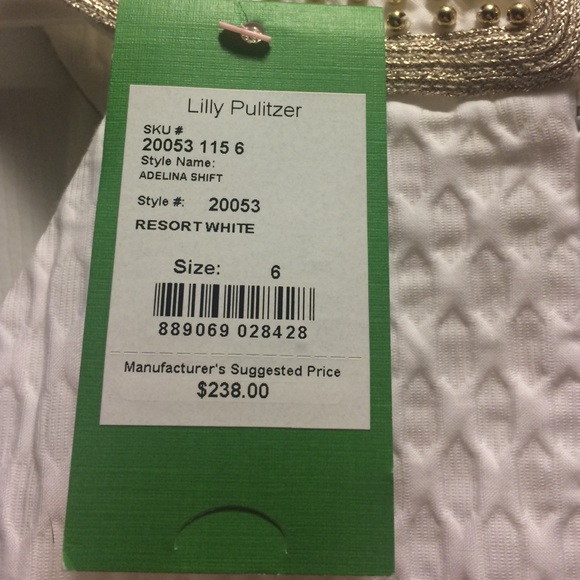NWT Lilly Pulitzer Adelina Shift Dress size 6 - Picture 3 of 4