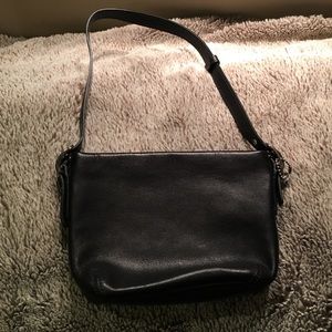 Sale EUC✨Coach black leather mini bag Sale EUC✨Coach black leather mini bag