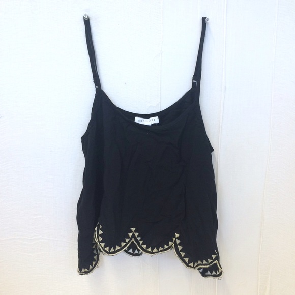 ASOS Tops - Socialite Scalloped Crop Top