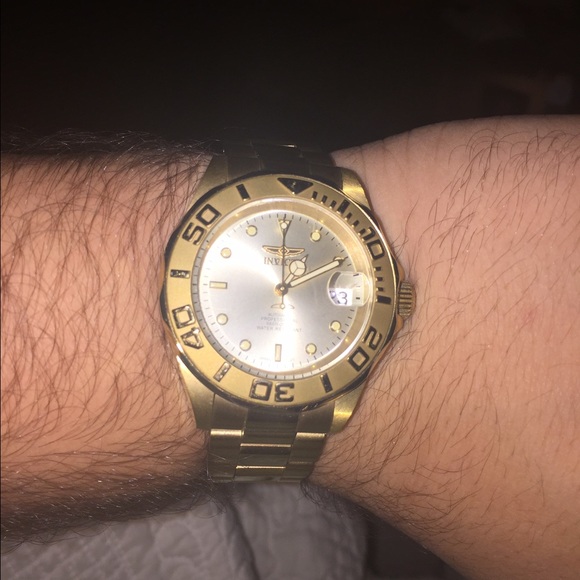 Men's gold watch