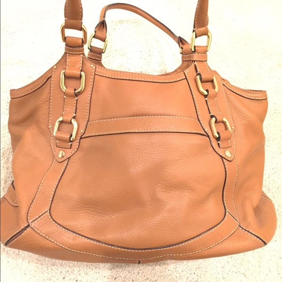 Cole Haan Camel Leather Bag