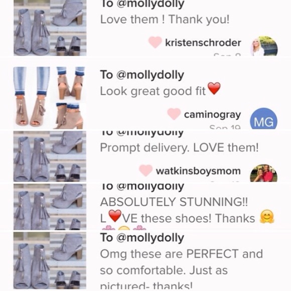 ❣️8.5❣️ Taupe Fringe Zip Cage Bootie Chic - Picture 3 of 4