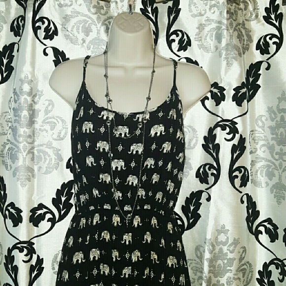 Forever 21 elephant print maxi dresses