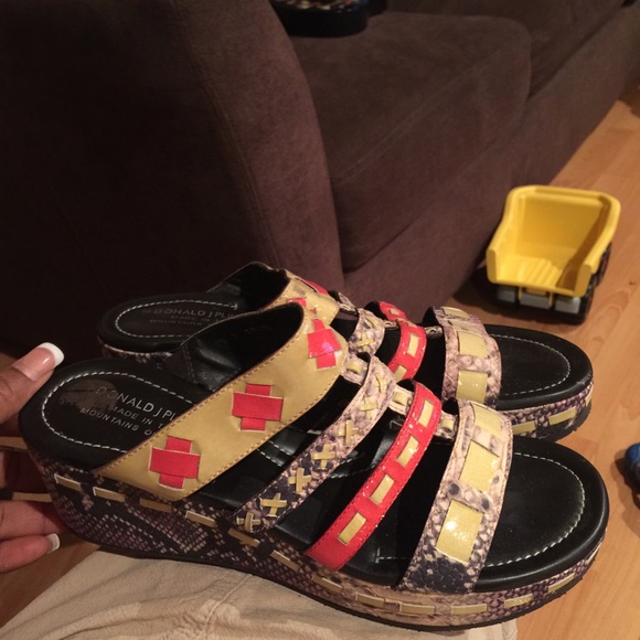 Donald J Pliner wedge sandal