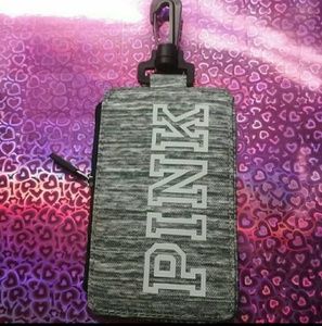 Vs pink lanyard and card holder NEW