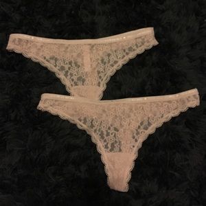 Nude Victoria's Secret thongs
