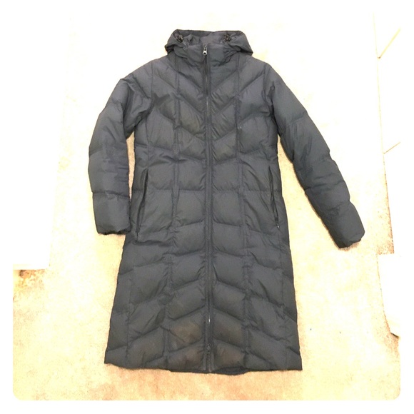 LL Bean Warm and Light 3/4 length down parka