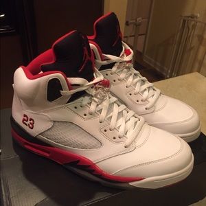 Jordan Fire Red Fives Size 12