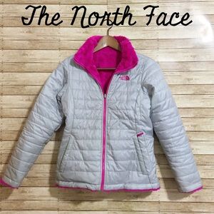 "Mossbud Swirl" Reversible North Face Girls Jacket