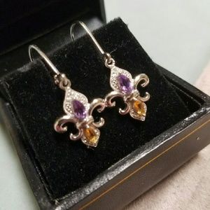 Fleur-de-lis earrings