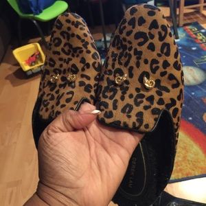 Derek Lam animal print slippers