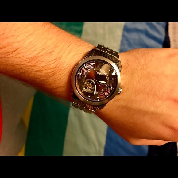 Men's self-winding Bulova watch in original box