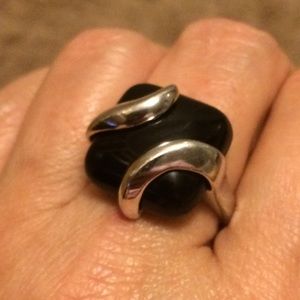 Beautiful Onyx Sterling Silver Ring