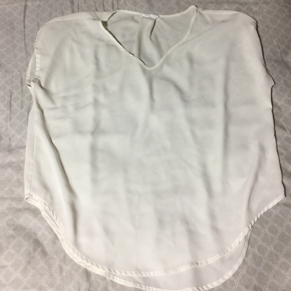 Lush off white top
