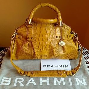 Brahmin Danica Citrine Melbourne Purse