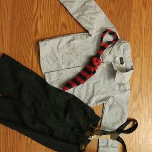 mud pie 3 piece boy outfit 12-18m