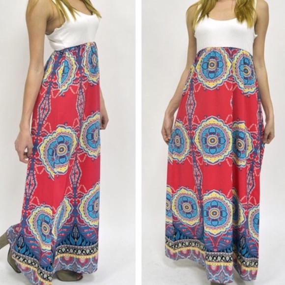 Boho Maxi Dress Medium