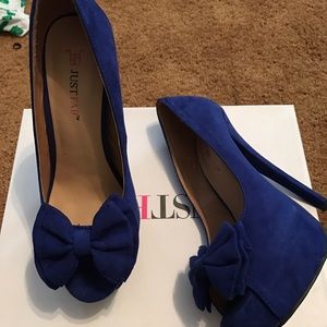 Blue heels