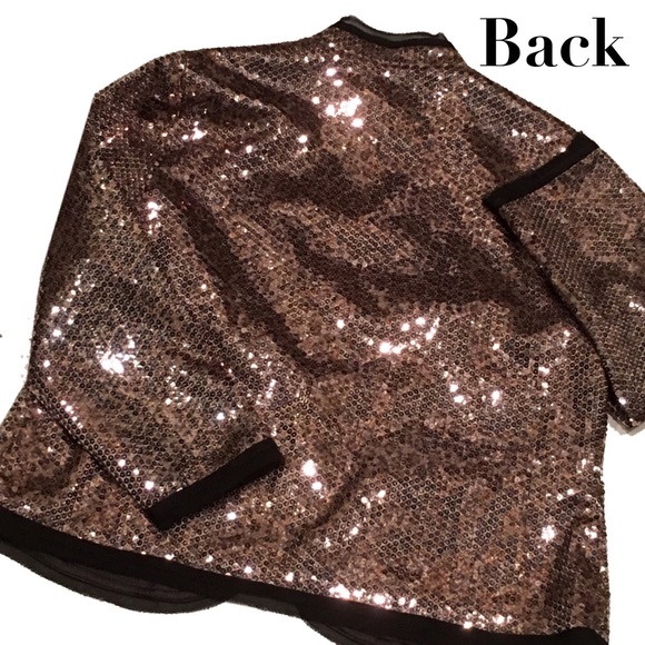 🎉🎉HP 11/25/16🎉🎉CHICO'S Sequined Cocktail Jack - Picture 2 of 4